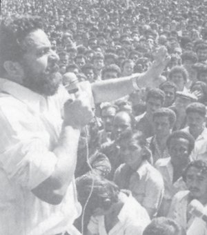 1979: Lula habla en asamblea metalúrgica en San Bernardo
