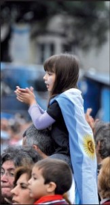 niños en bicentenario