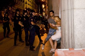 españa agresion policial