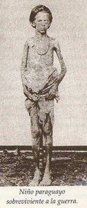 Niño paraguayo sobreviviente
