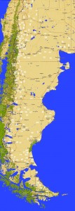 Mapa Patagonia 2